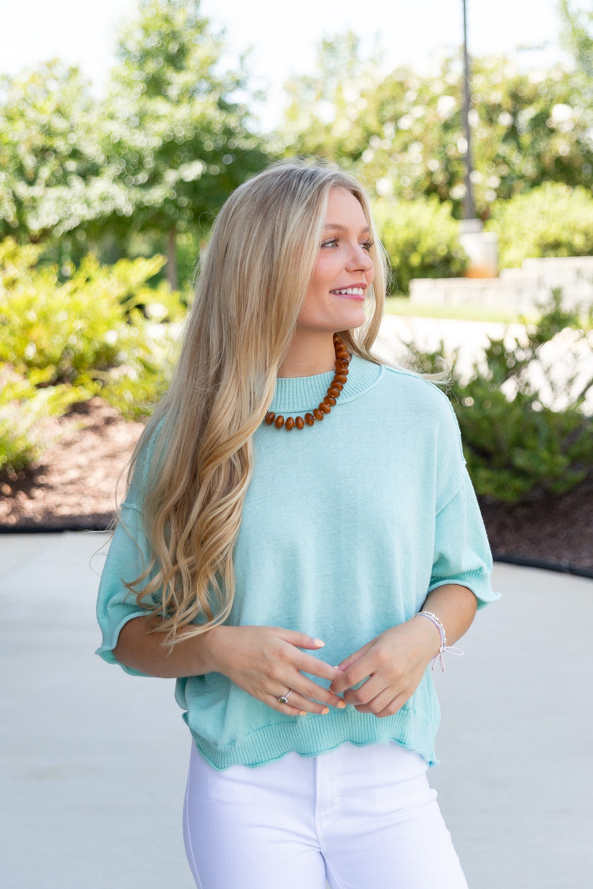 Liora Short Sleeve Light Weight Sweater