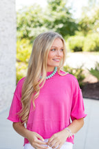 Liora Short Sleeve Light Weight Sweater