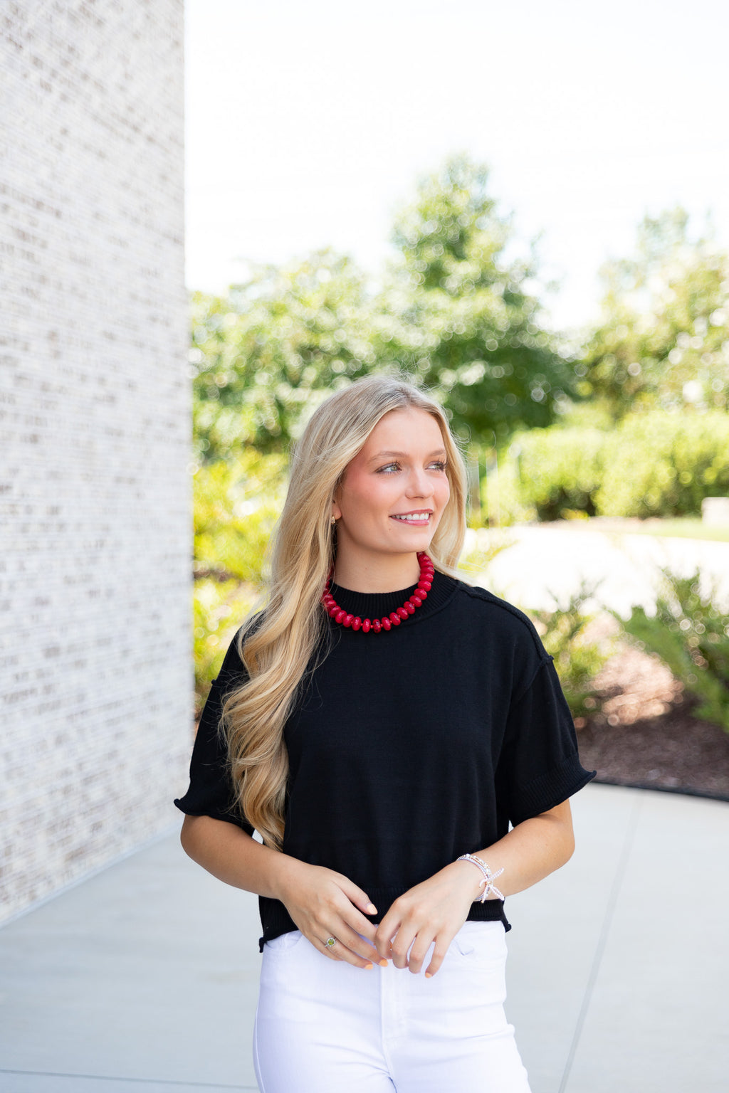 Liora Short Sleeve Light Weight Sweater