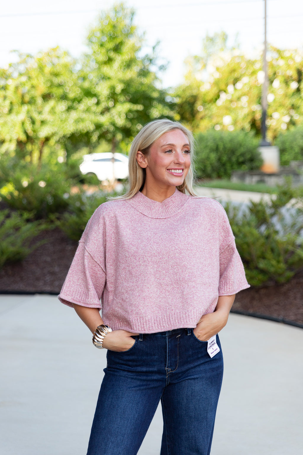 Liora Short Sleeve Light Weight Sweater