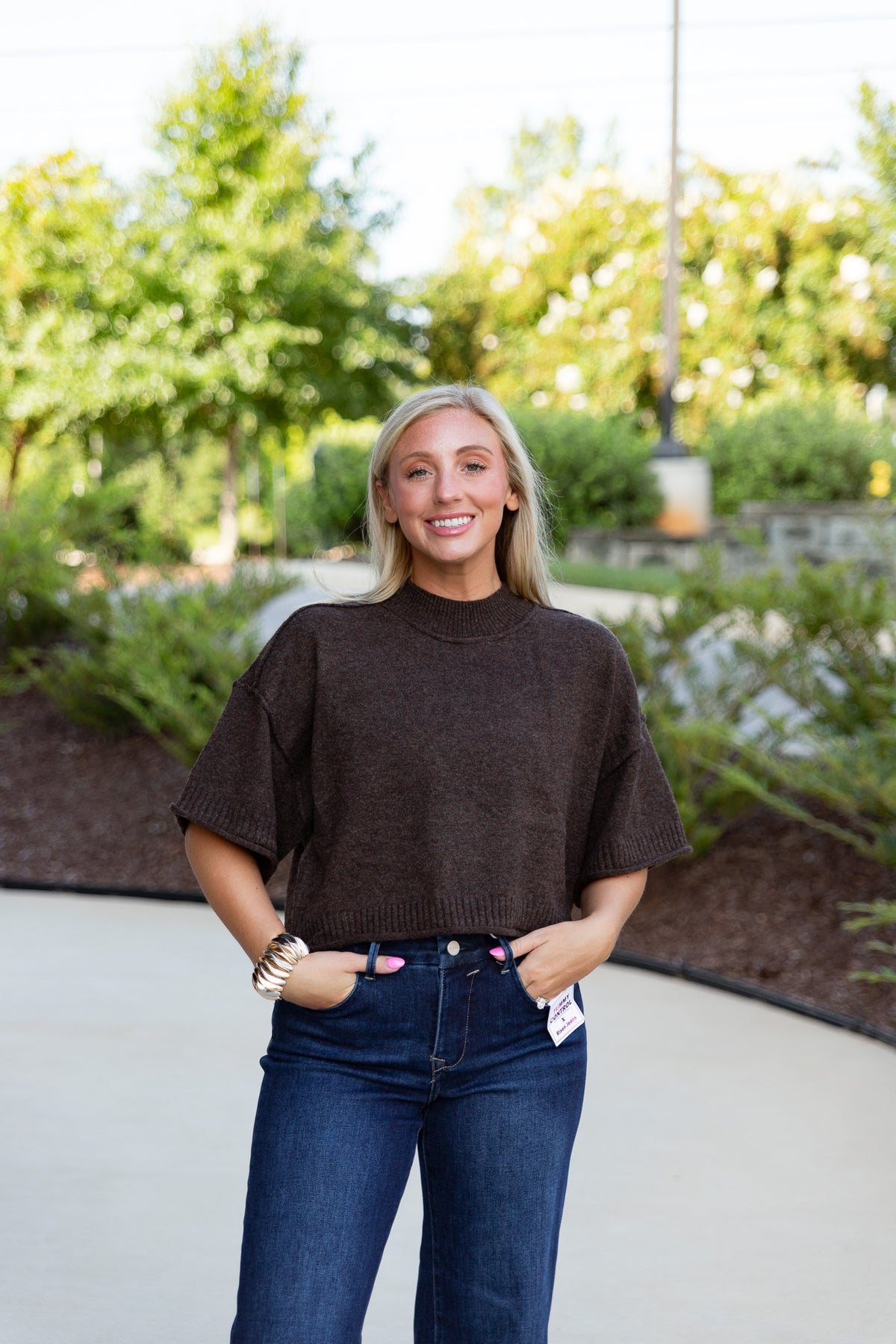 Liora Short Sleeve Light Weight Sweater
