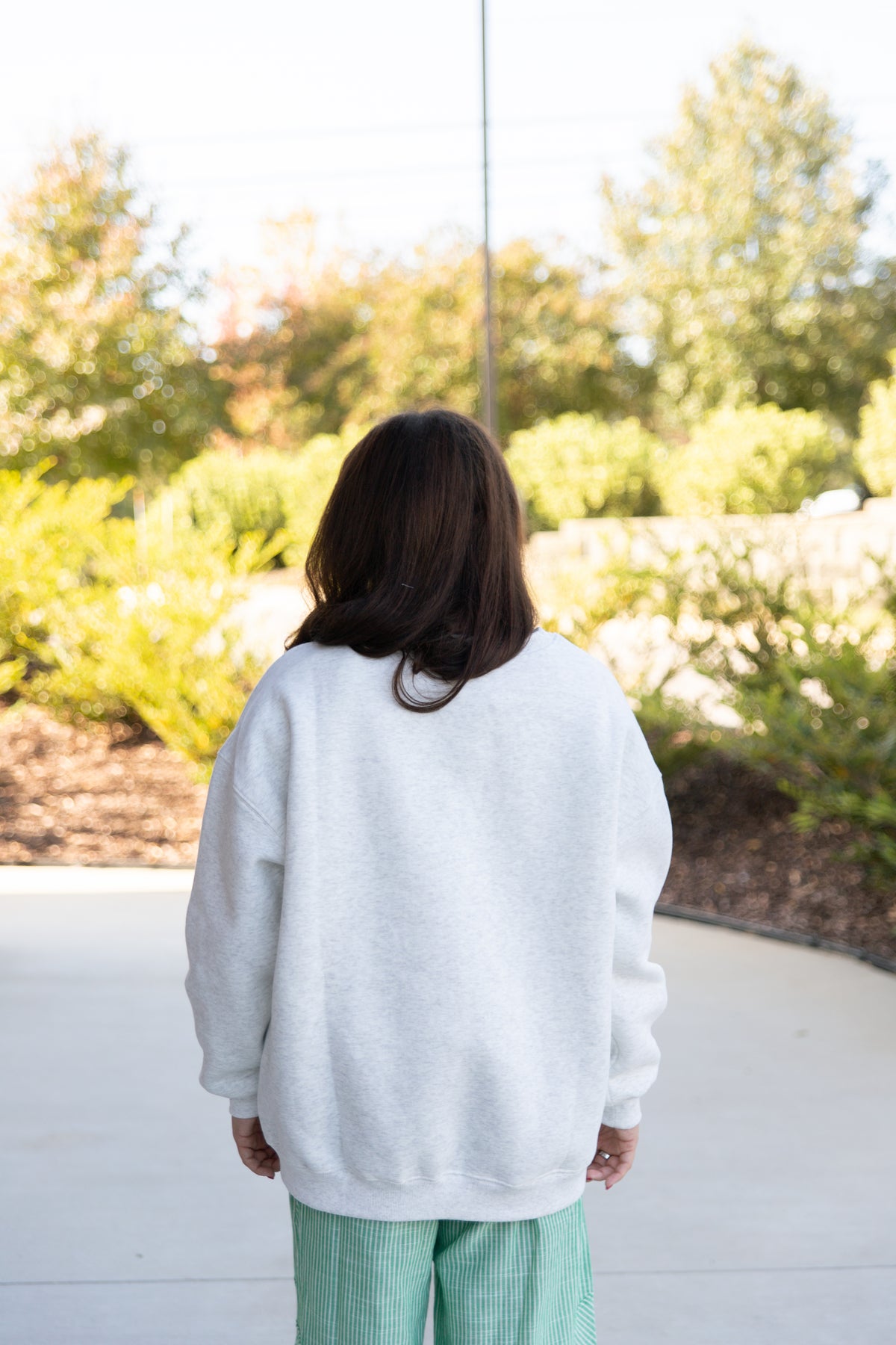 Merry Pajama Embroidered Crewneck
