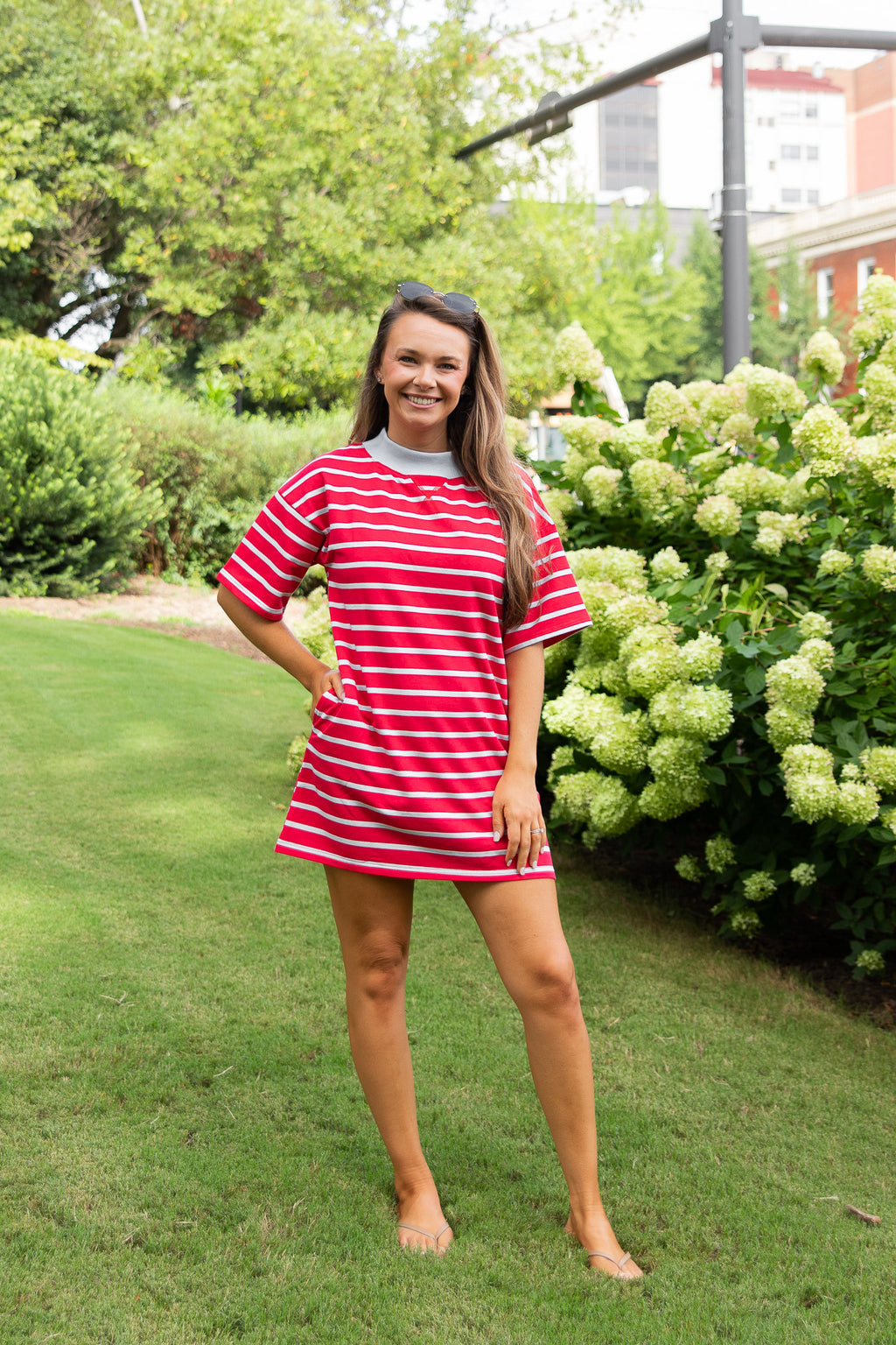 Frances Mock Neck Dress