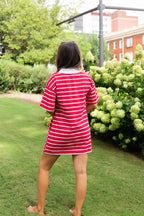 Frances Mock Neck Dress