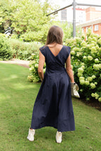 Mabel Ruched Midi Dress