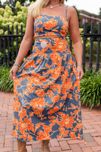 Solene Floral Midi Skirt