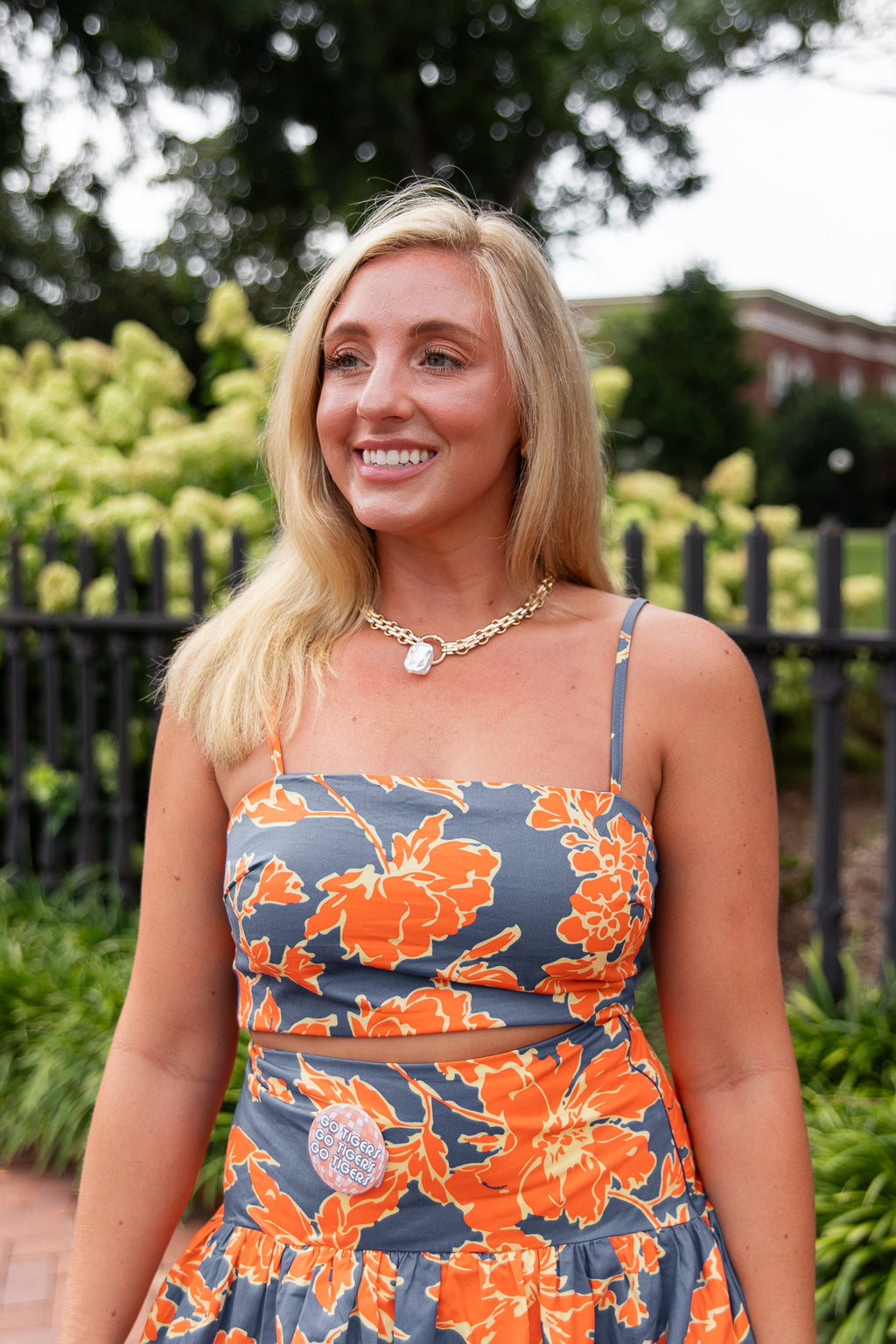 Solene Floral Crop Top