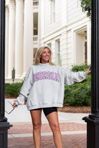 Georgia Embroidered Mock Neck Sweatshirt