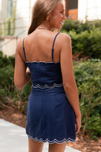 Gianna Sleeveless Scalloped Cami Top