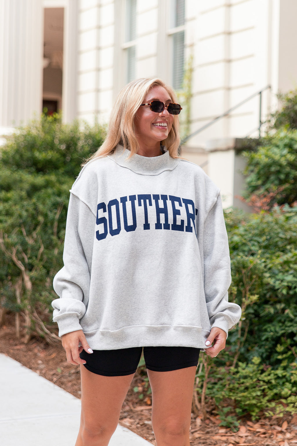 GA Southern Reversible Mock Neck