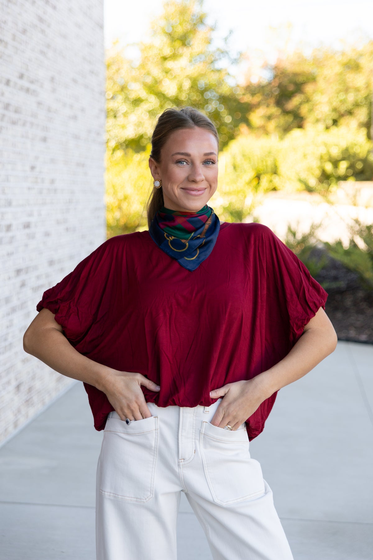 Teagan Bubble Sleeve Top