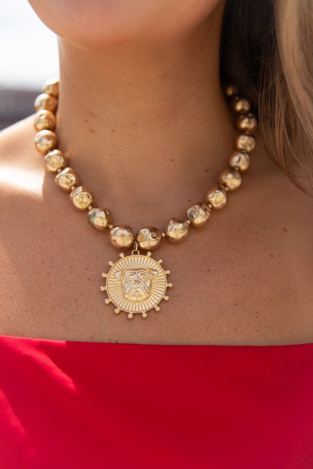 Gameday Football Necklace