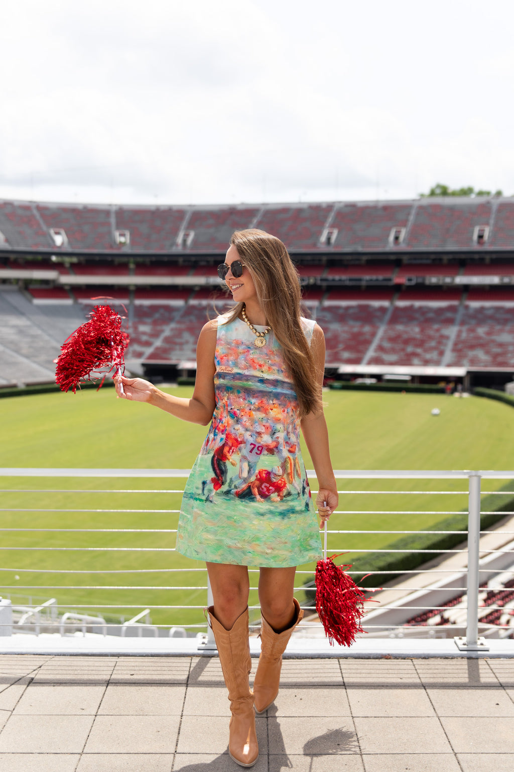 PREORDER Frida Football Print Mini Dress