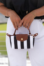 Nova Striped Mini Crossbody Bag