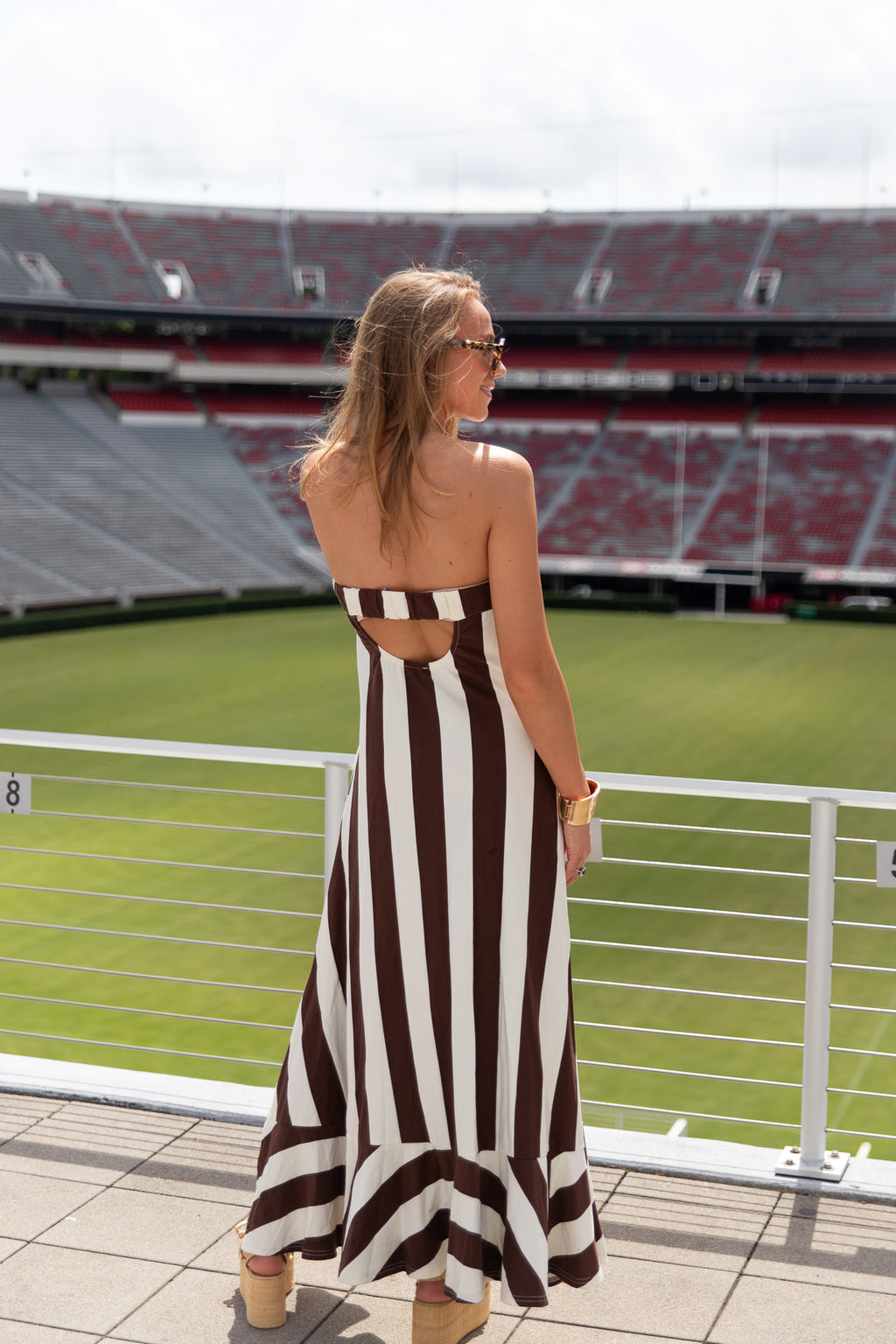 Pualene Flared Midi Dress