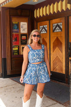 Alaia Floral Sleeveless Top