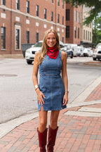 Carmen Denim Mini Dress