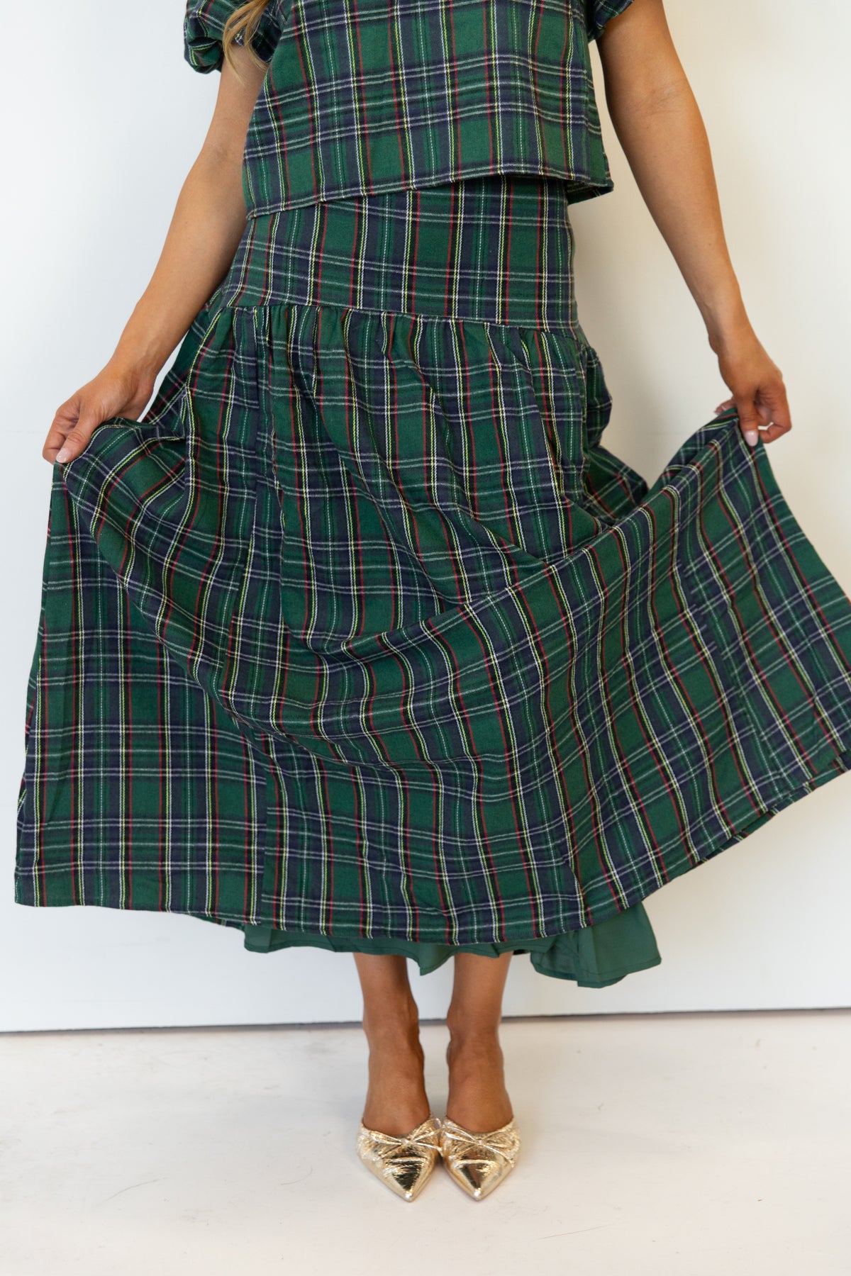 Noelle Drop Waist Maxi Skirt