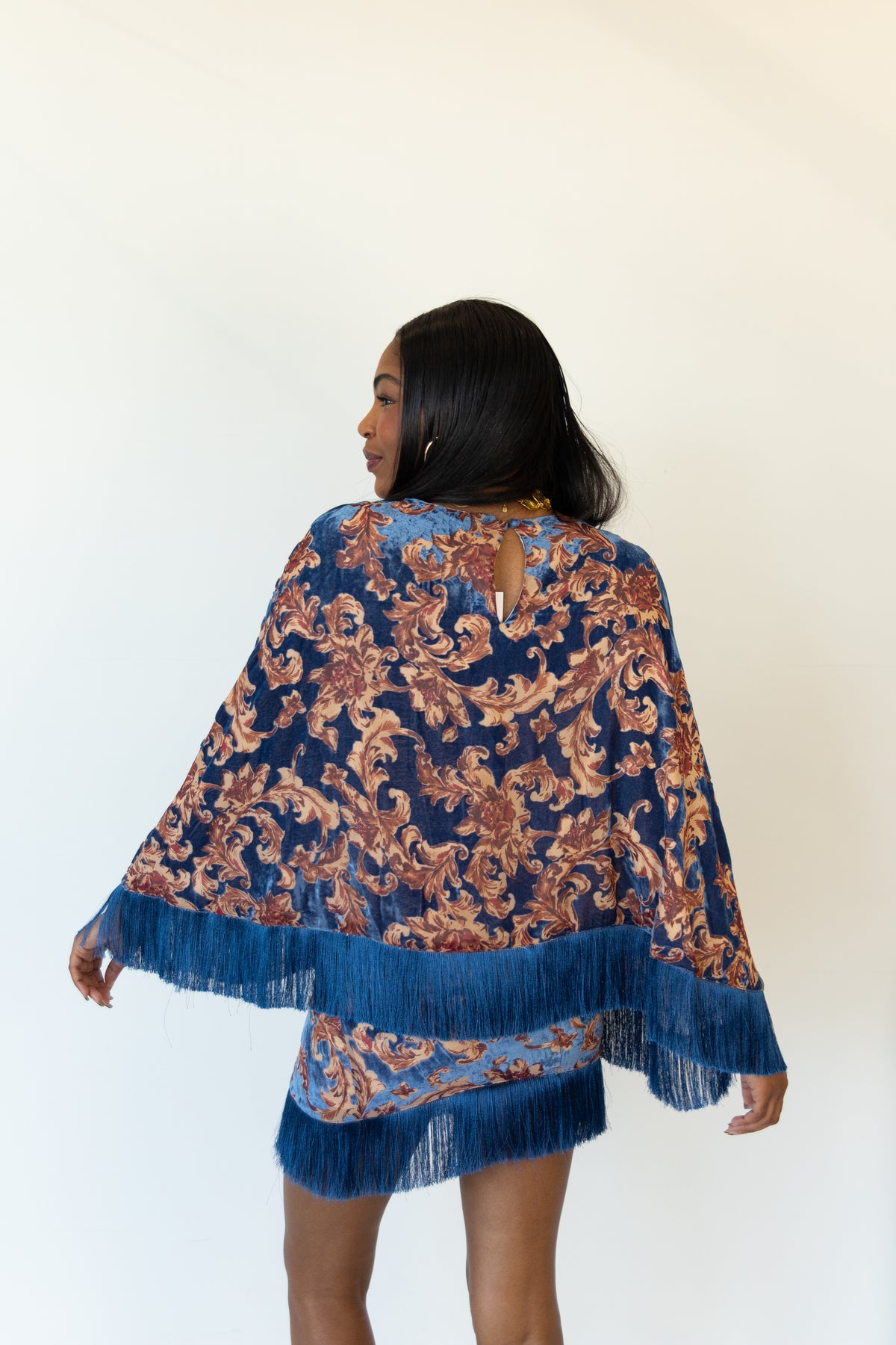 The Bluebird Fringe Top