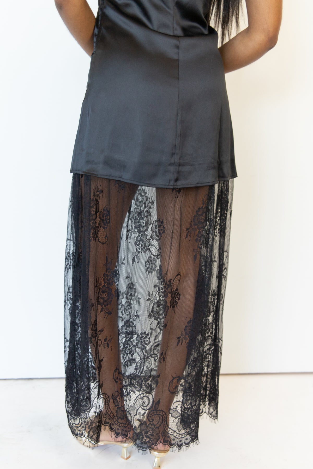 The Manhattan Lace Midi Dress
