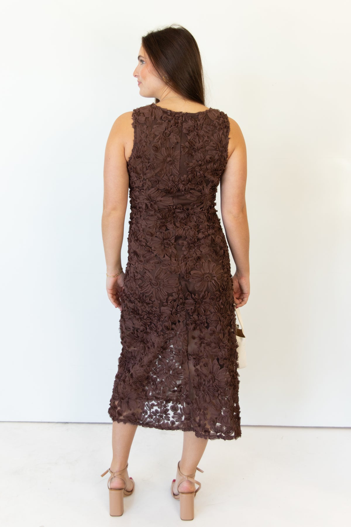 Tessa Textured Midi Dress