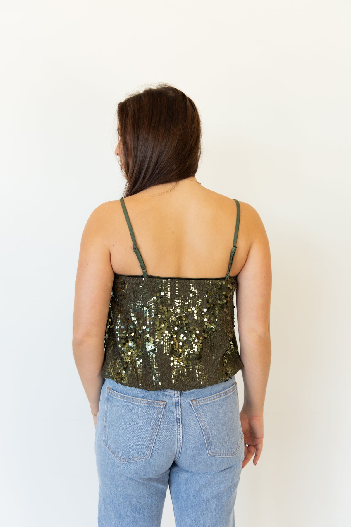 Olivia Sequin Bubble Top