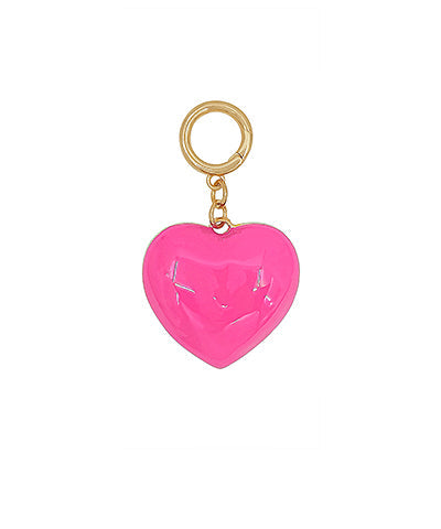 Puffy Heart Charm Pendant