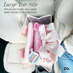 Ballet Pink Bow Jelly Tote Bag