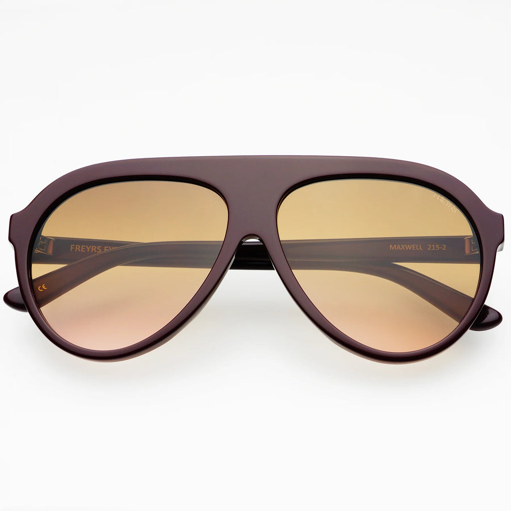 Maxwell Acetate Unisex Aviator Sunglasses