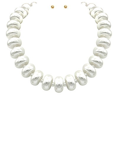 Rondelle Bead Necklace Set