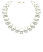 Rondelle Bead Necklace Set