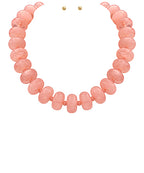 Rondelle Bead Necklace Set