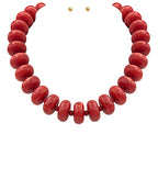 Rondelle Bead Necklace Set