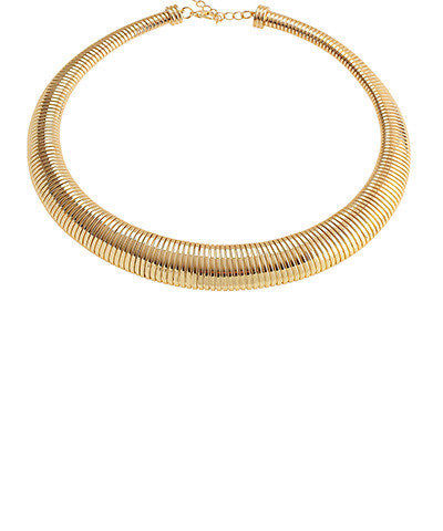 Graduated Omega Collar Necklace
