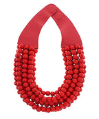 Wood Bead Chunky Necklace