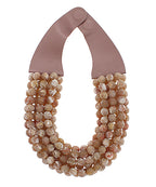 Selene Agate Bead Necklace