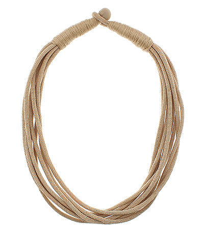 Multi Strand Rope Necklace