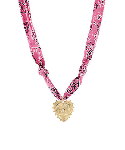 Single Pendant Scarf Necklace