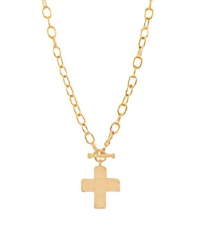 Cross Pendant Chain Necklace
