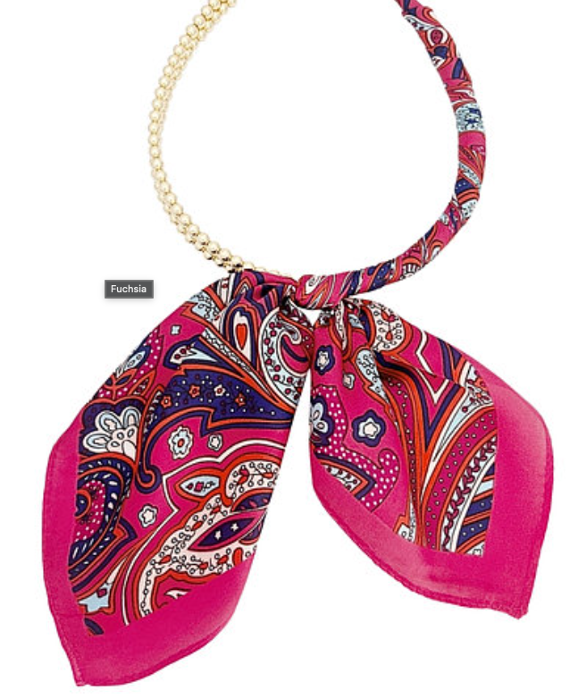 CCB Ball Scarf Necklace