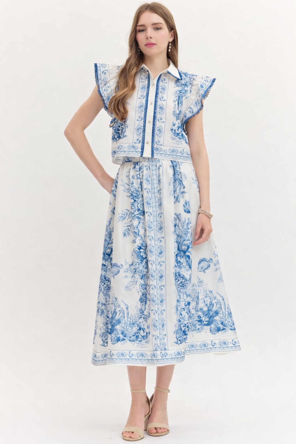Nantucket Floral Blouse