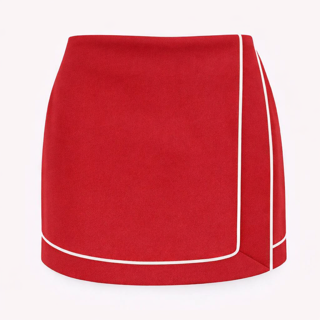 Lina Piped Mini Skirt