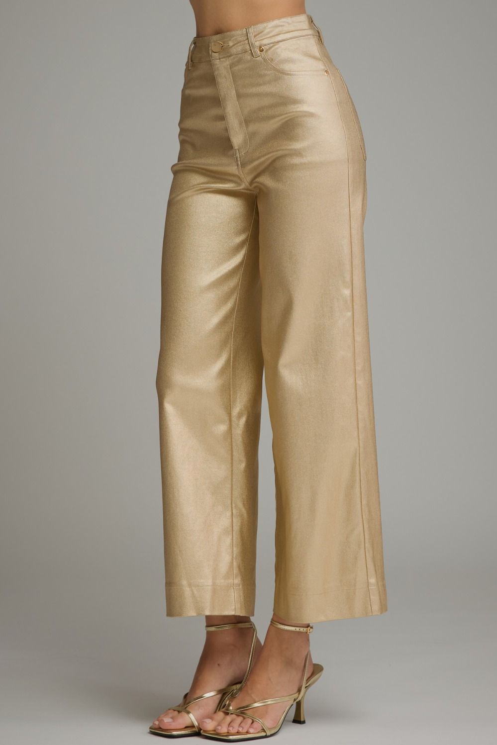 So Golden Wide Leg Pants