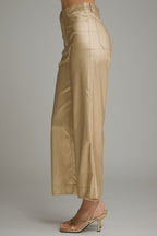 So Golden Wide Leg Pants