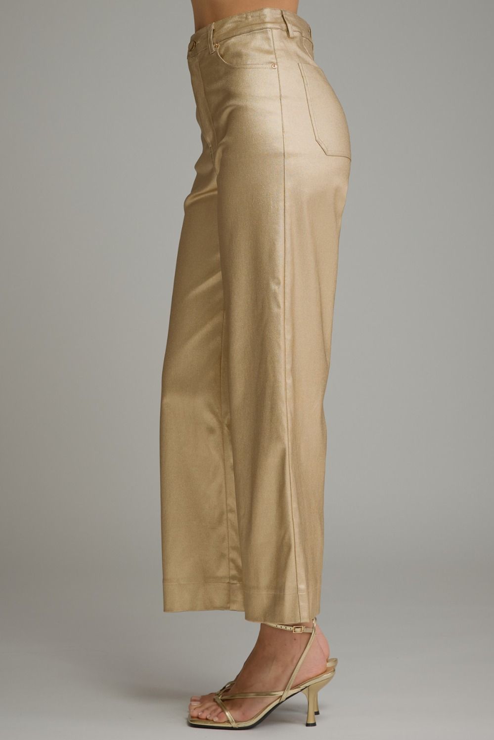 So Golden Wide Leg Pants