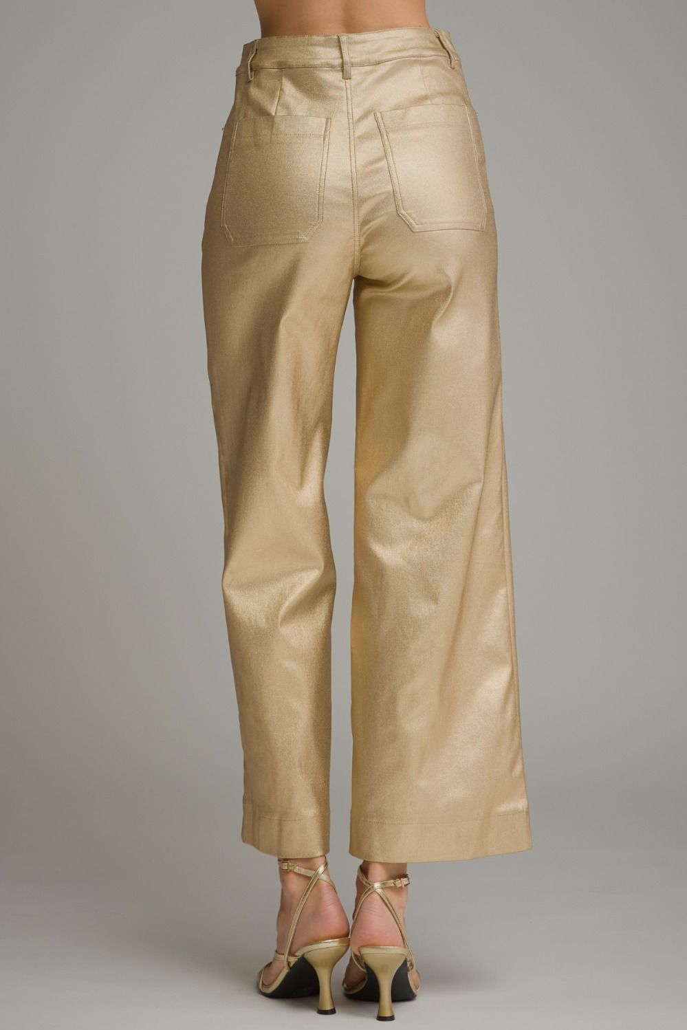 So Golden Wide Leg Pants