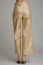 So Golden Wide Leg Pants