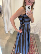 Palmstead Stripe Midi Dress