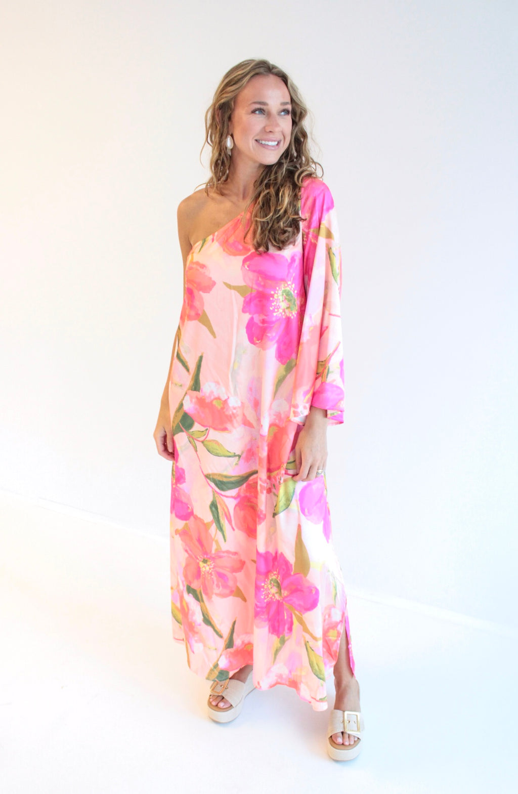Morgan One Shoulder Maxi Dress