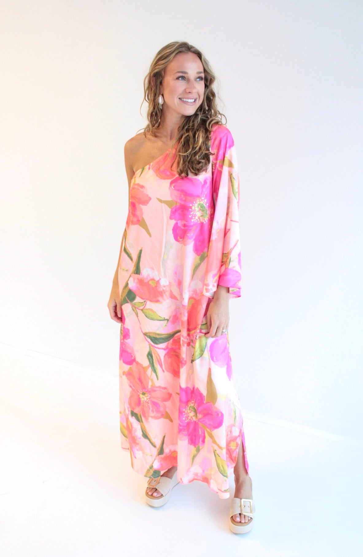 Morgan One Shoulder Maxi Dress